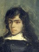Autoportrait dit en Ravenswood ou en Hamlet, Eugene Delacroix